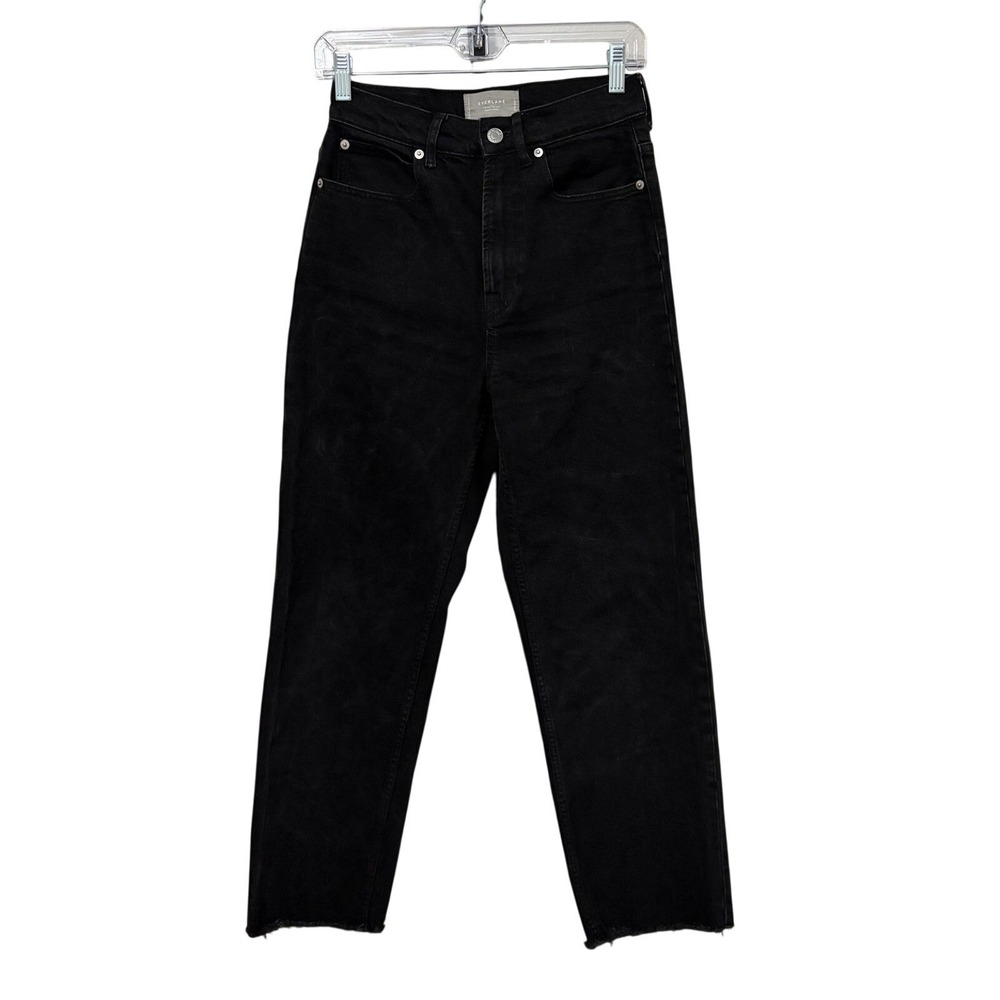 Everlane Way High Wide Leg Jean Womens 25R Organic Cotton Urban Sustainable